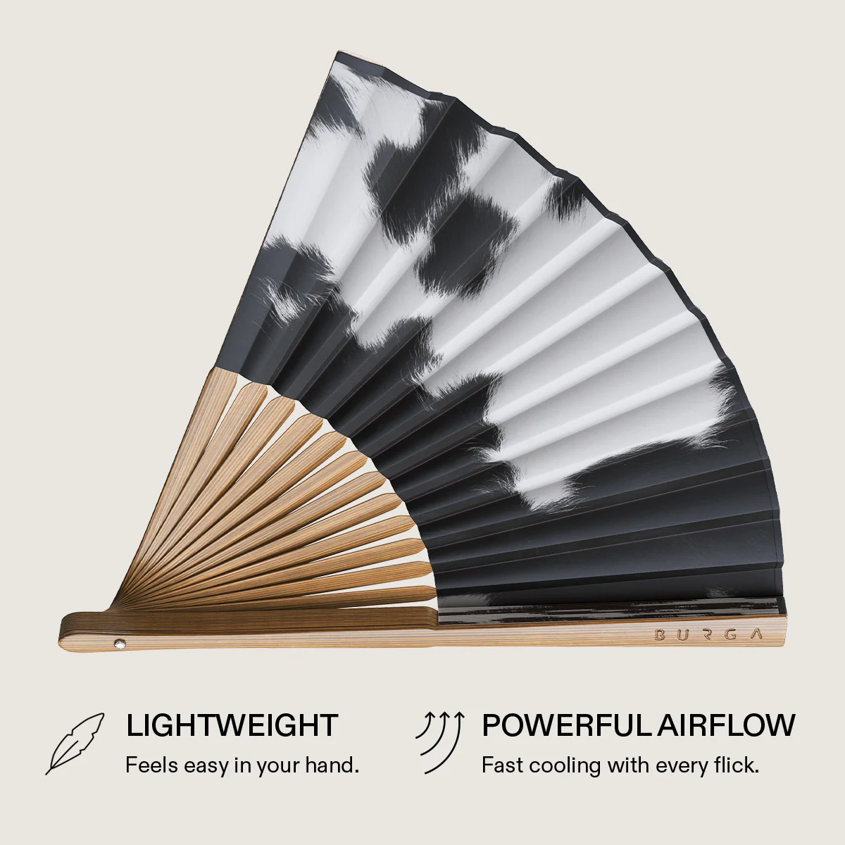 Achromatic - Hand Fan - Image 2