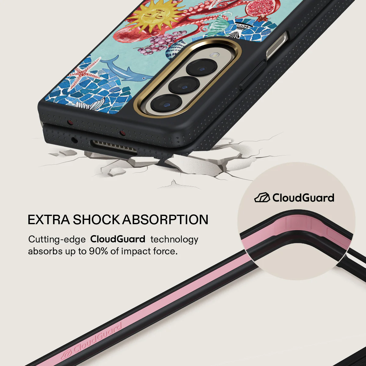Aegean Affair - Samsung Galaxy Z Fold 4 Case - Image 8