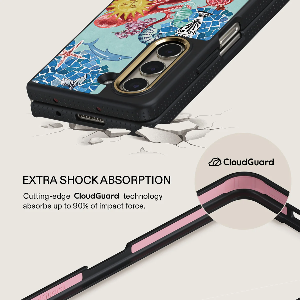 Aegean Affair - Samsung Galaxy Z Fold 5 Case - Image 3
