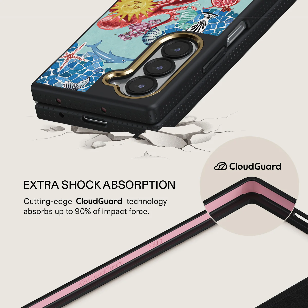 Aegean Affair - Samsung Galaxy Z Fold 6 Case - Image 3