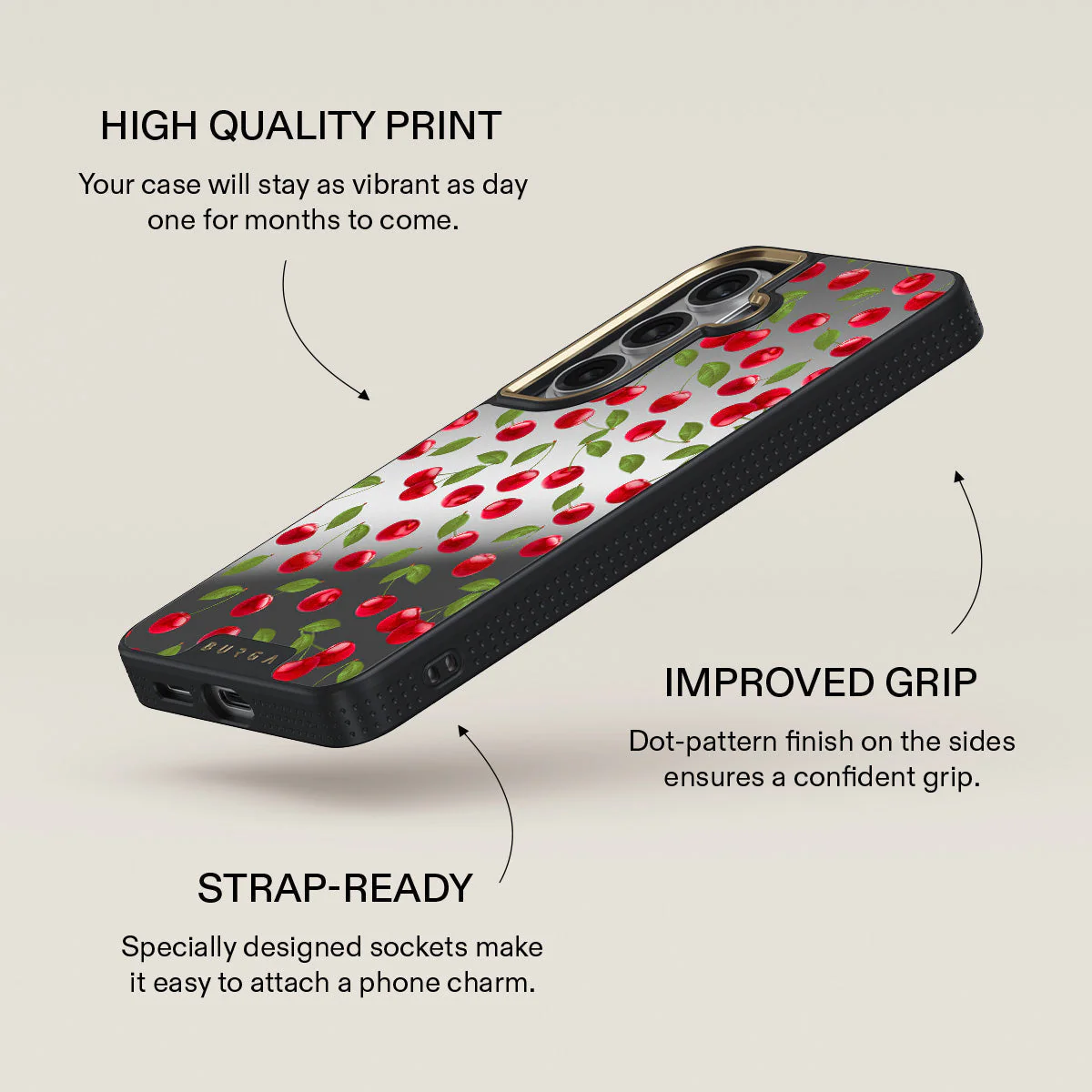 Afternoon Treat - Cherry Samsung Galaxy S26 Plus Case - Image 45