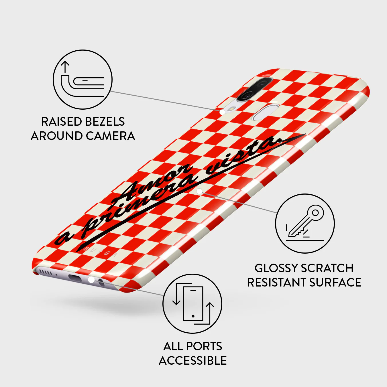 Amor - Samsung Galaxy A40 Case - Image 3