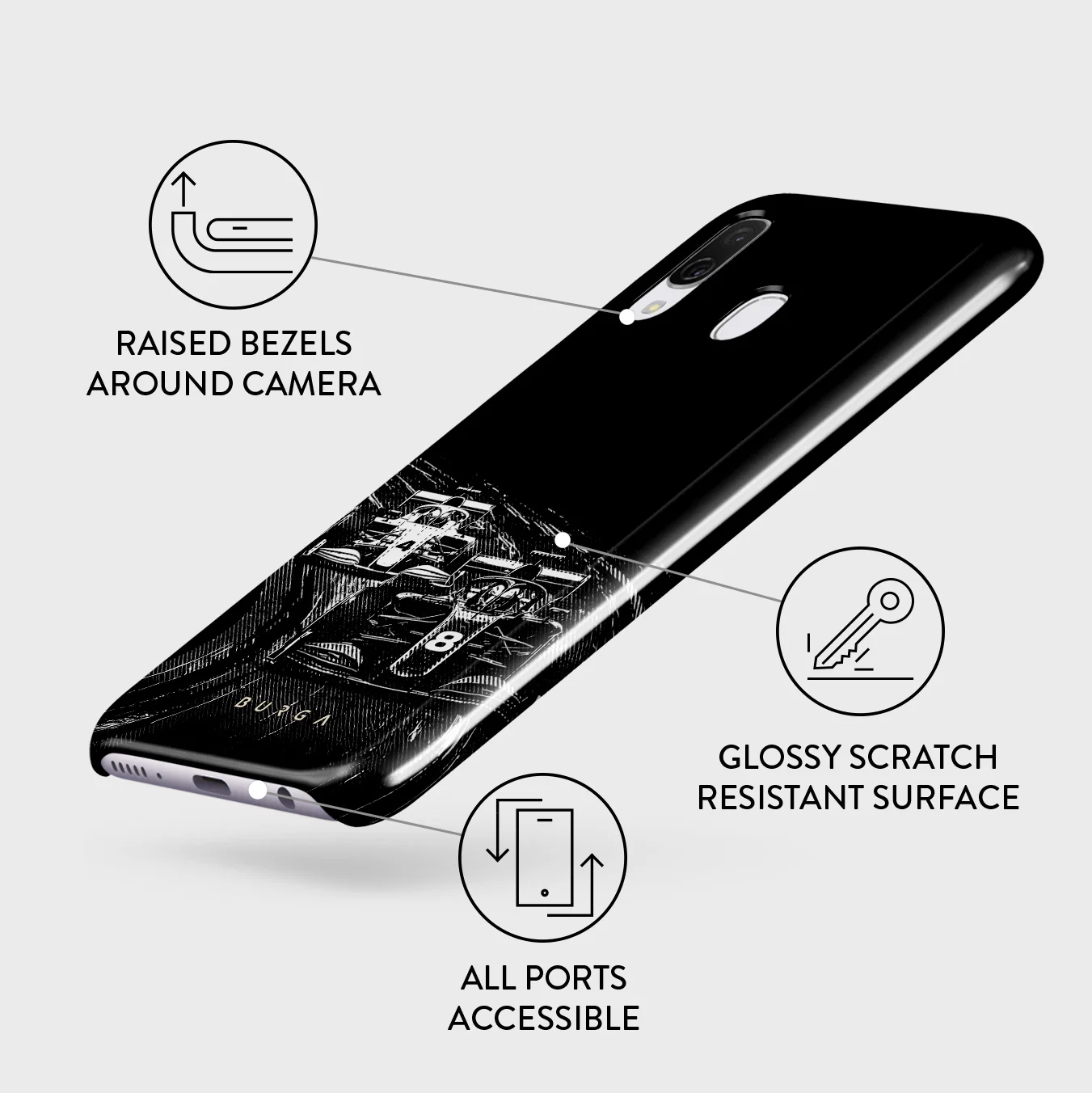 Apex - Samsung Galaxy A40 Case - Image 3