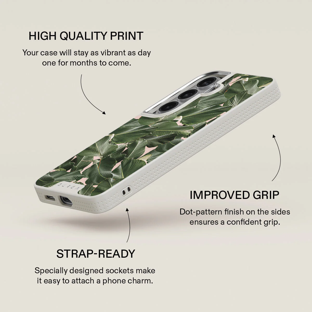 So Lush - Bannana Leaves Samsung Galaxy S26 Case - Image 37