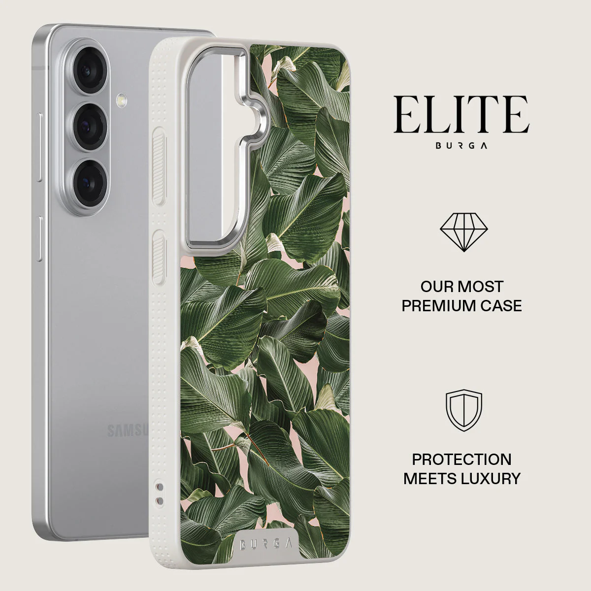 So Lush - Bannana Leaves Samsung Galaxy S26 Plus Case - Image 34