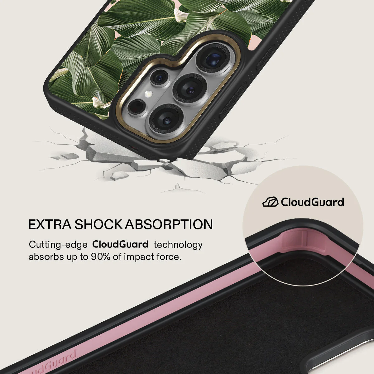So Lush - Bannana Leaves Samsung Galaxy S26 Ultra Case - Image 7