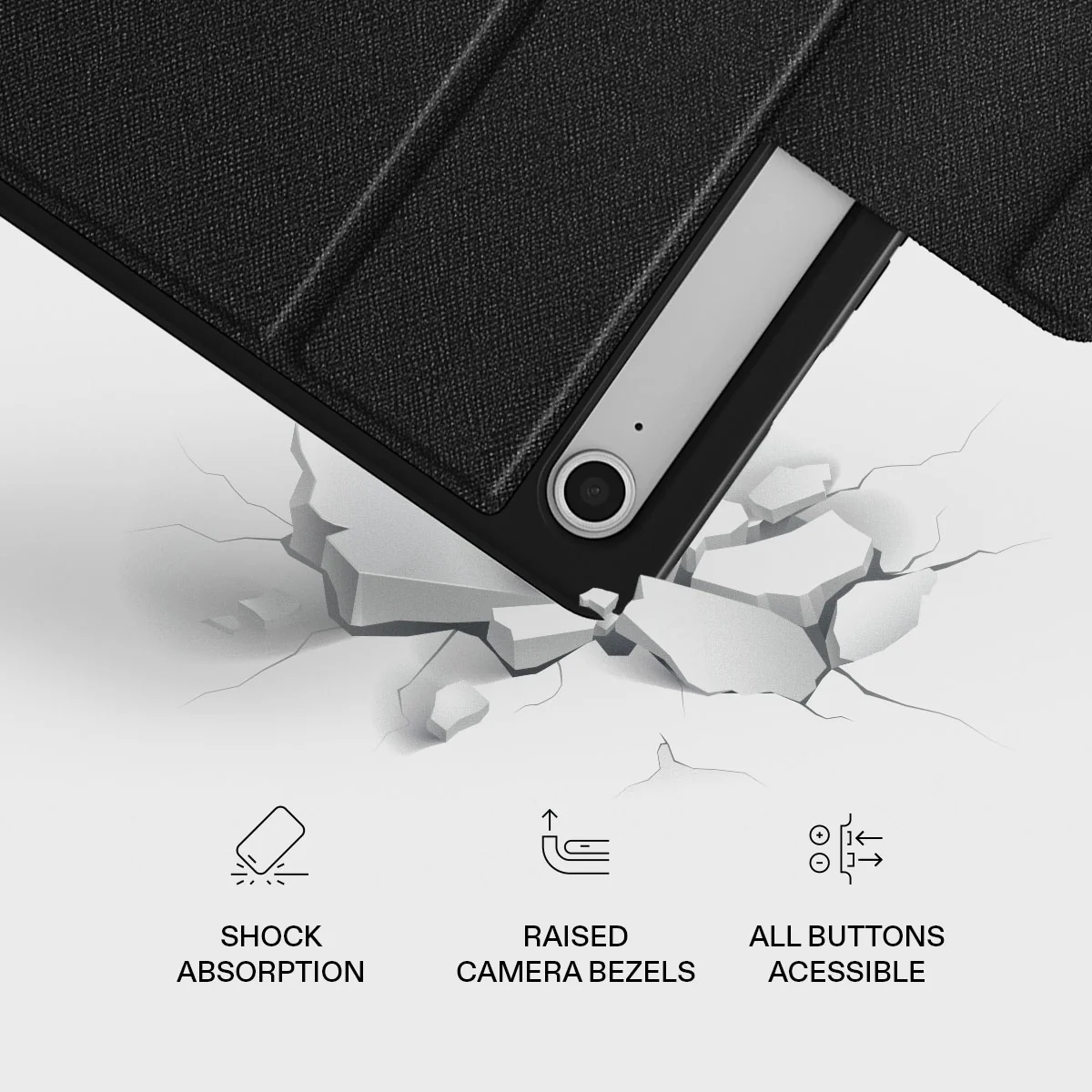 Barely Awake - Samsung Galaxy Tab S10 FE Case - Image 3
