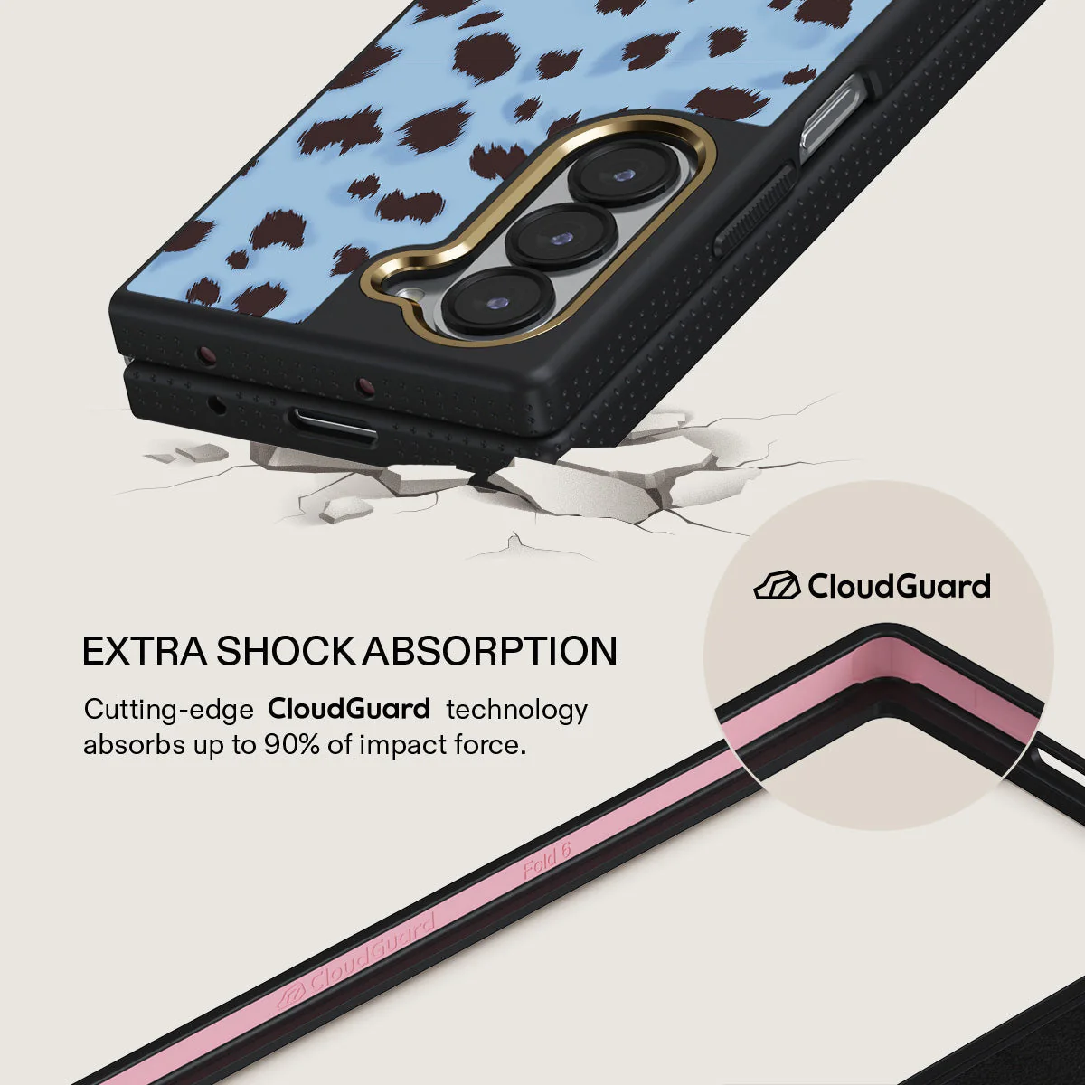Barely Awake - Samsung Galaxy Z Fold 6 Case - Image 3