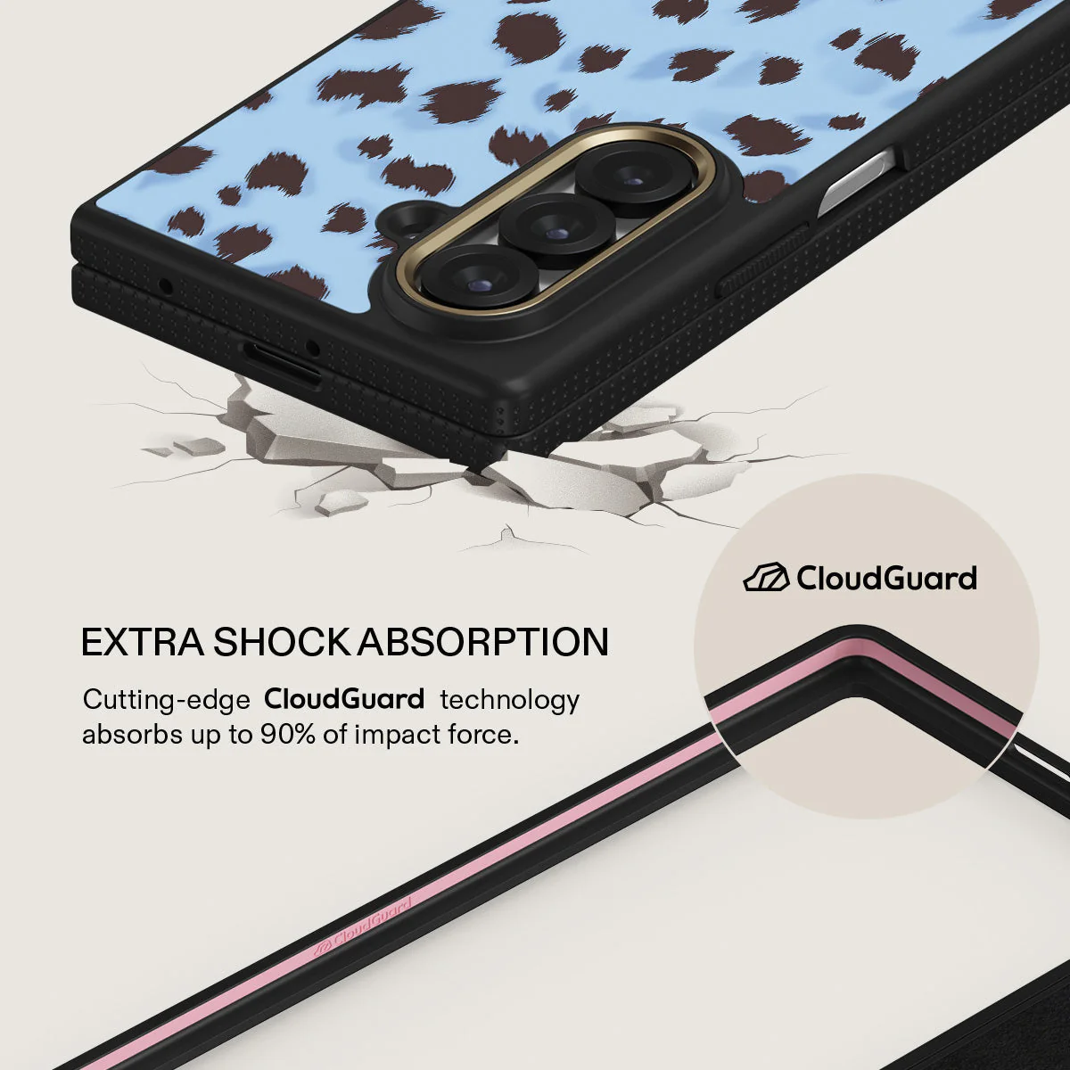 Barely Awake - Samsung Galaxy Z Fold 7 Case - Image 3