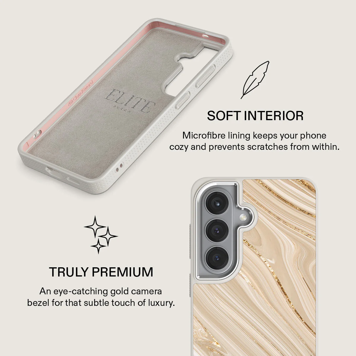 Full Glam - Beige Samsung Galaxy S26 Case - Image 38