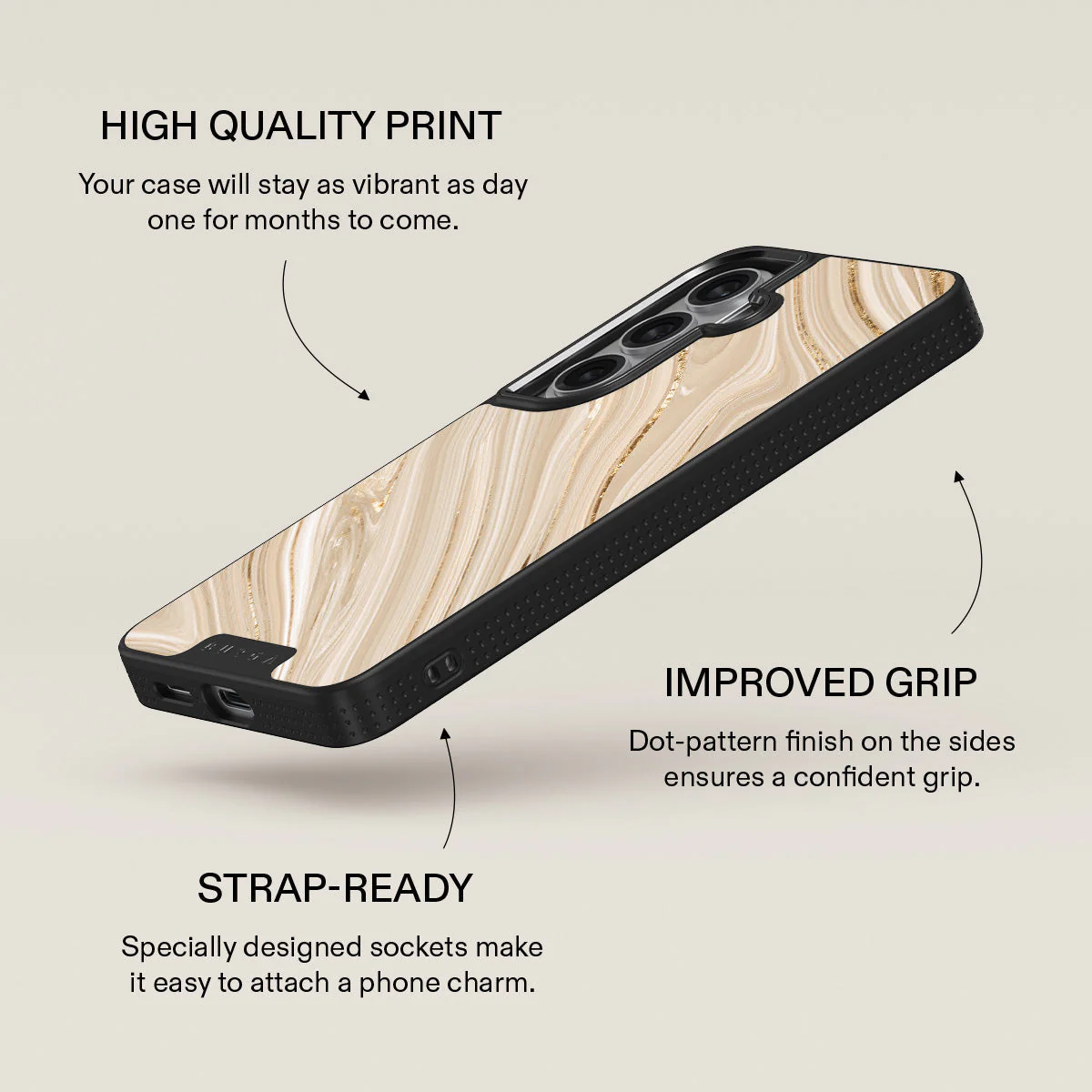 Full Glam - Beige Samsung Galaxy S26 Plus Case - Image 16