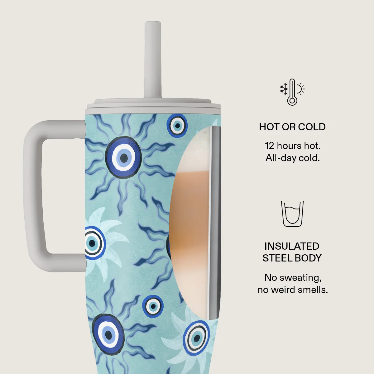 Blue Gaze - All Day Leakproof Tumbler - Image 5