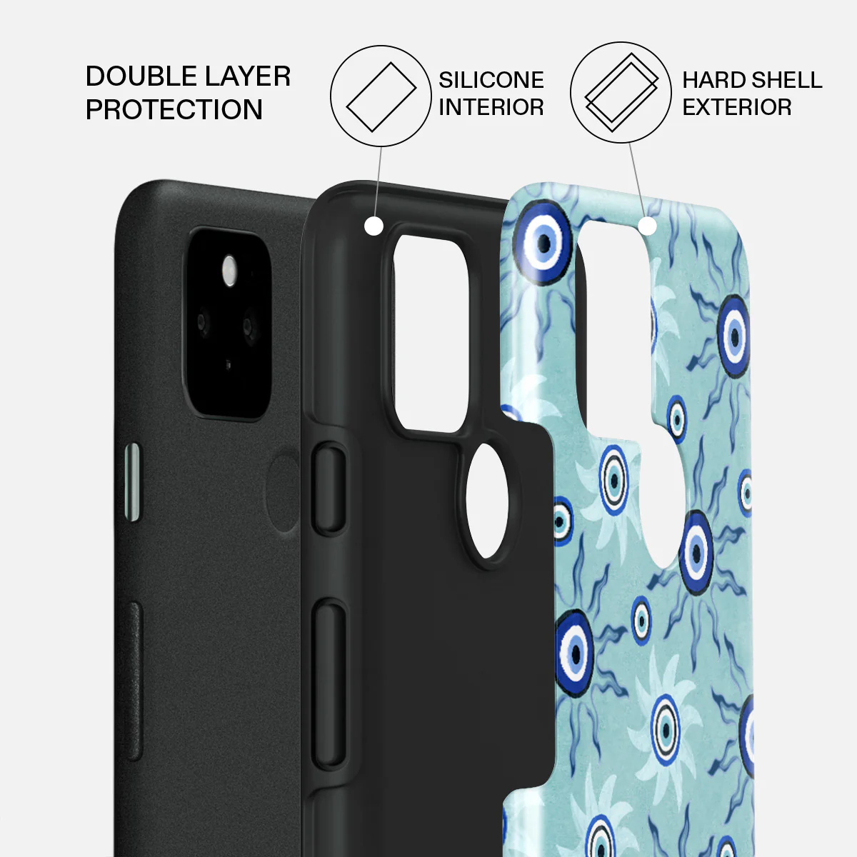 Blue Gaze - Google Pixel 5 Case - Image 2