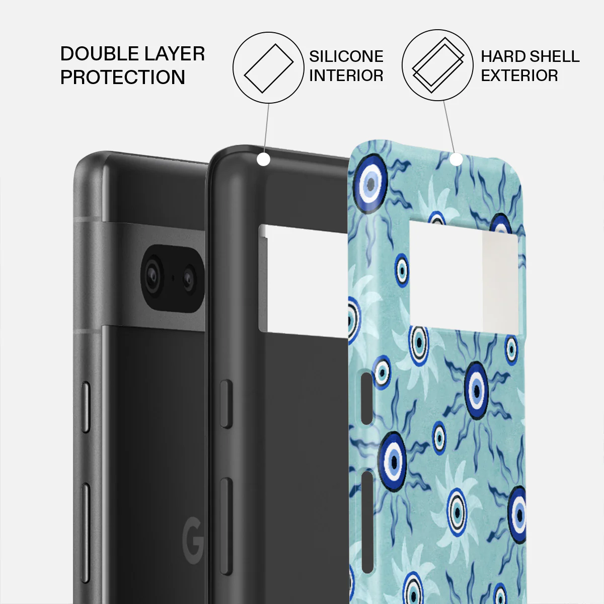 Blue Gaze - Google Pixel 7a Case - Image 2