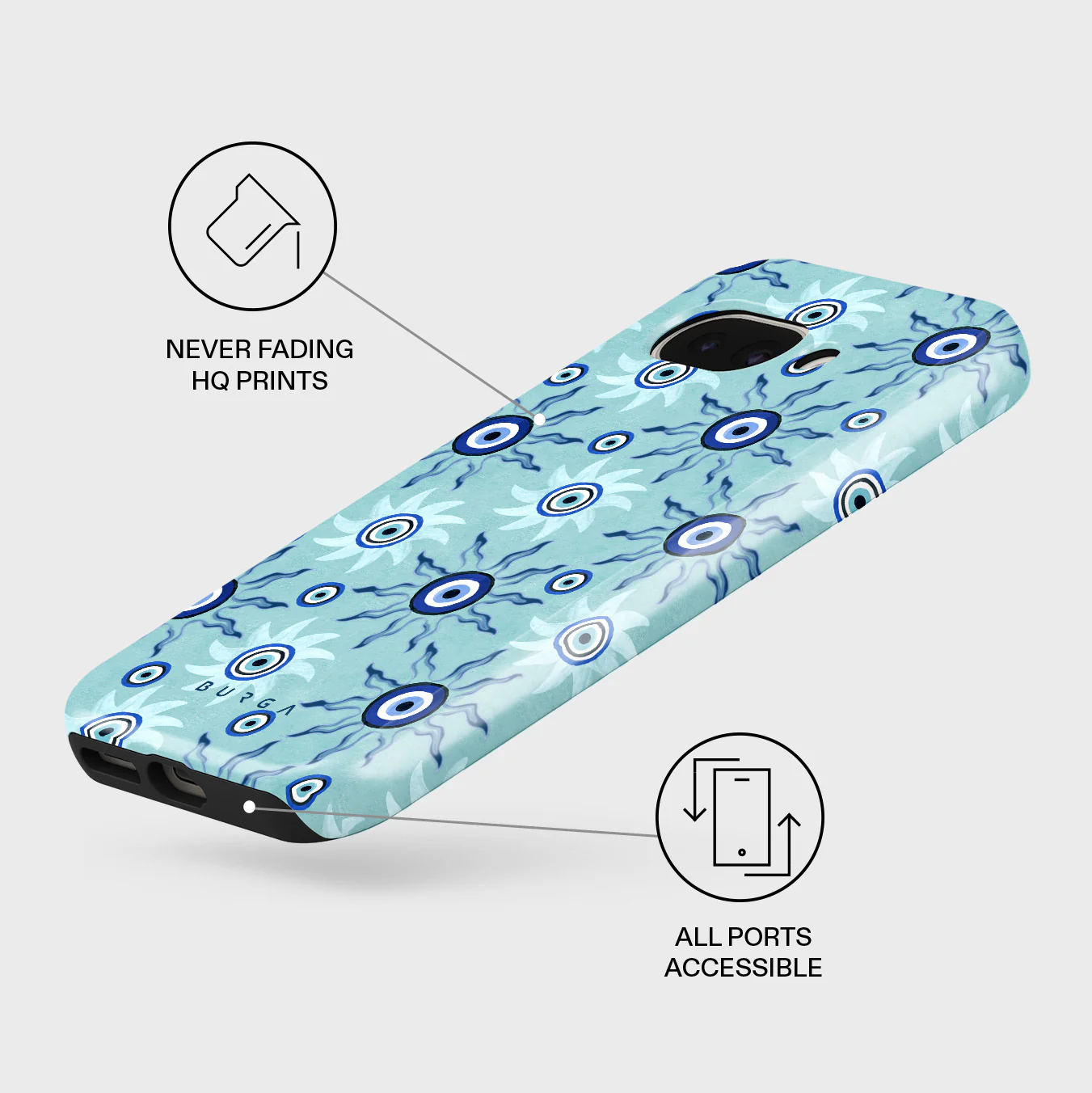 Blue Gaze - Google Pixel 9a Case - Image 3