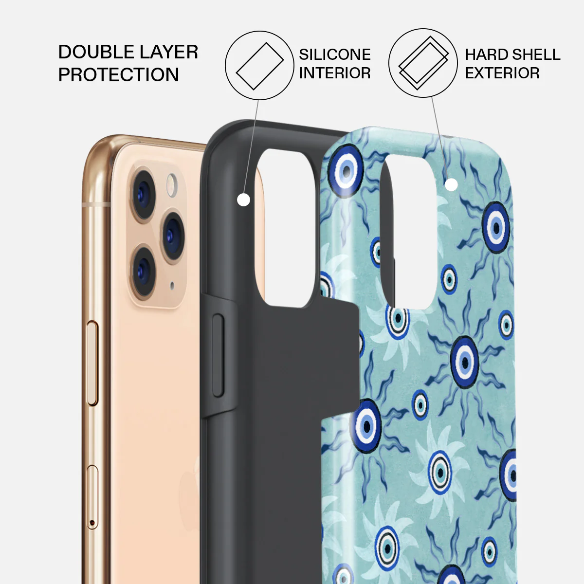 Blue Gaze - iPhone 11 Pro Case - Image 2