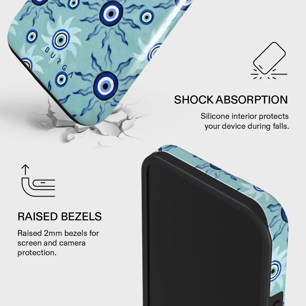 Blue Gaze - iPhone 13 Case - Image 4
