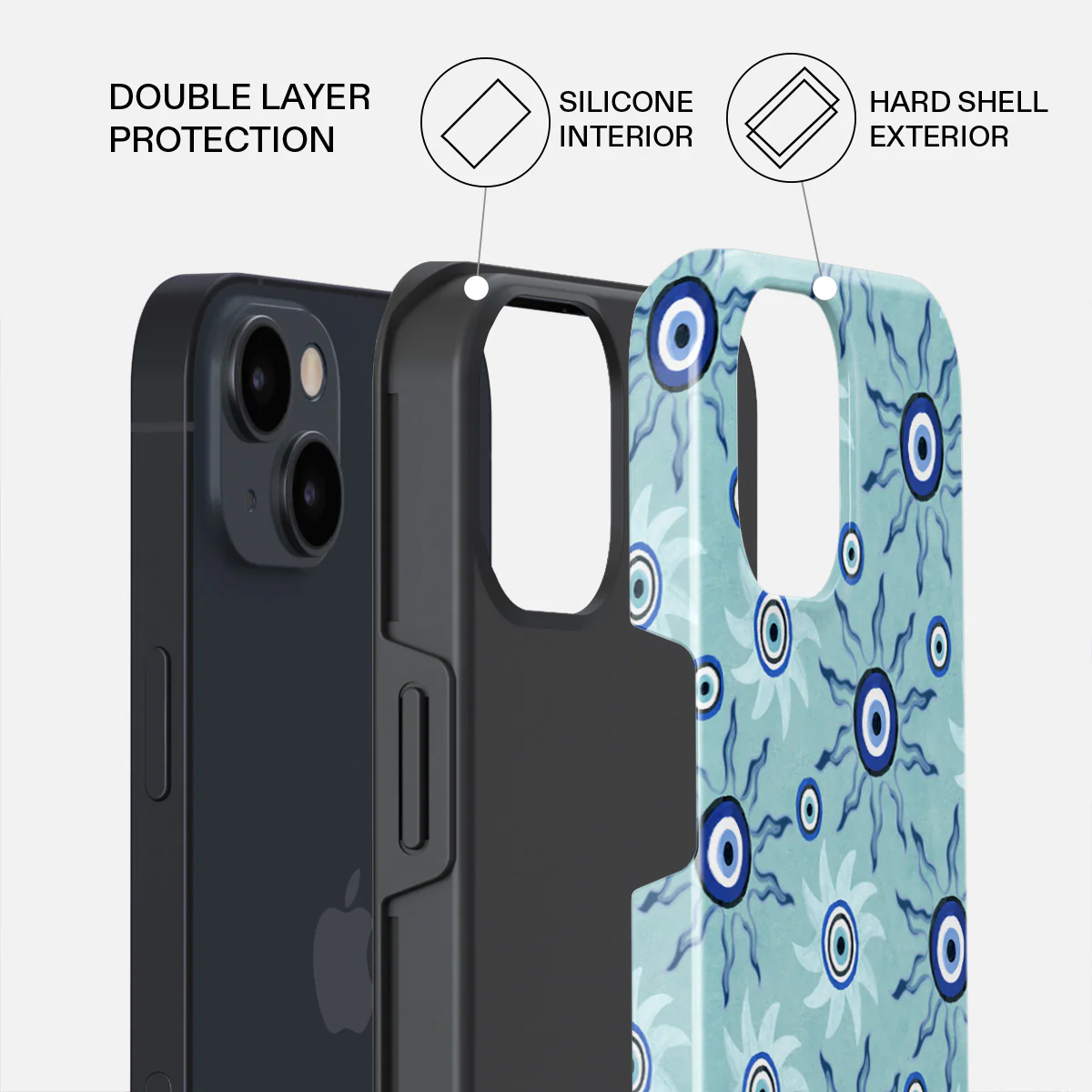 Blue Gaze - iPhone 13 Mini Case - Image 2