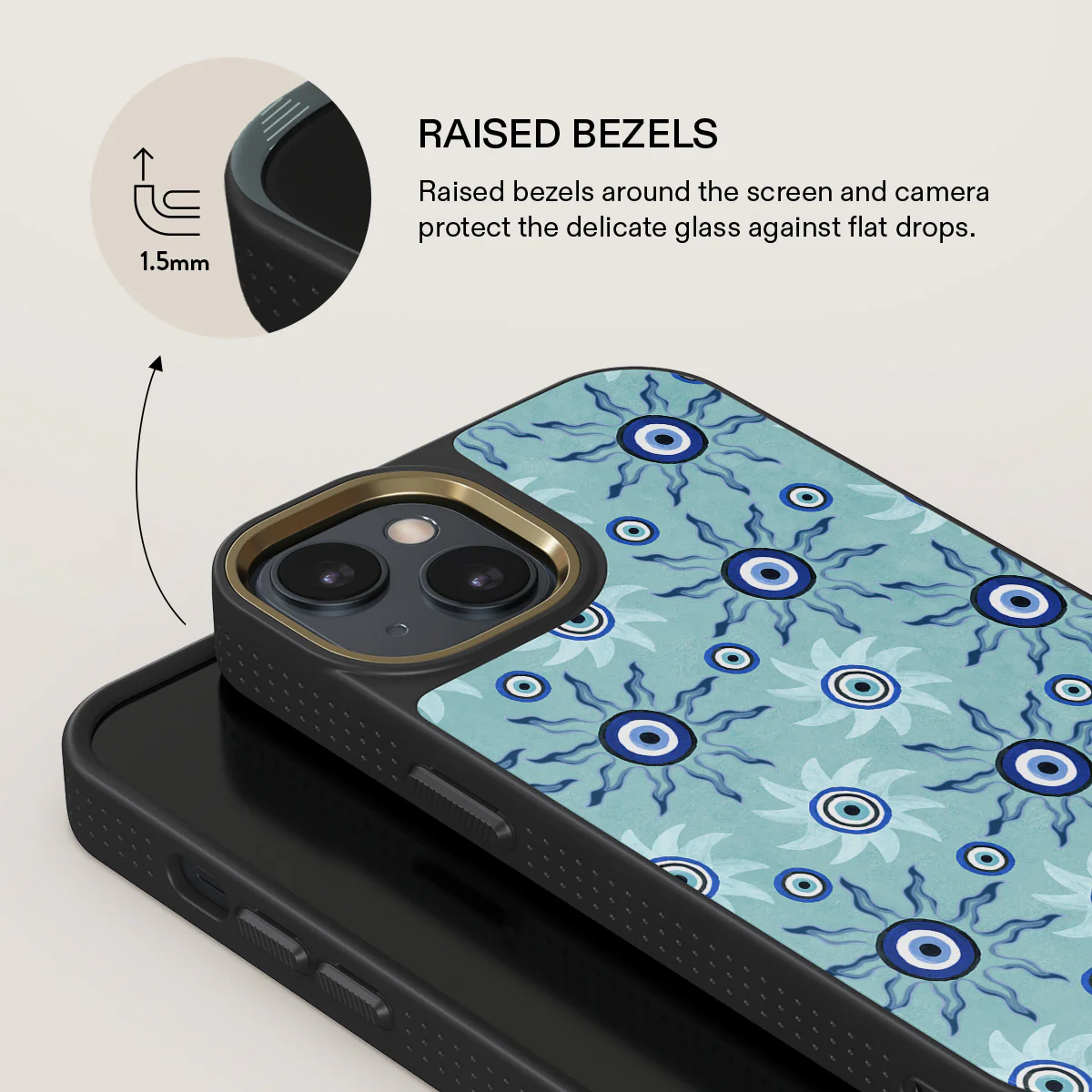 Blue Gaze - iPhone 14 Plus Case - Image 8