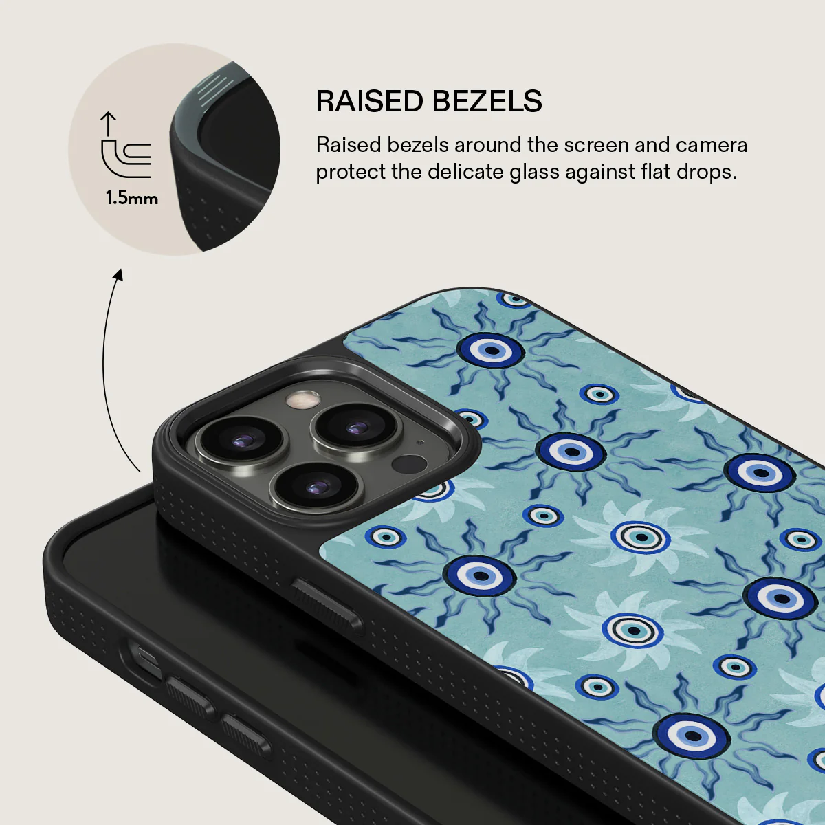 Blue Gaze - iPhone 14 Pro Case - Image 15