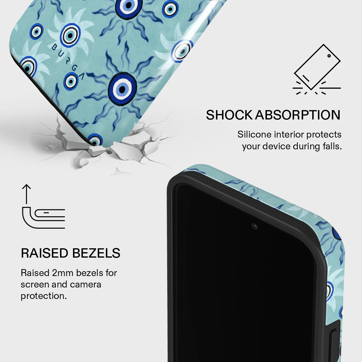 Blue Gaze - iPhone 14 Pro Case - Image 4