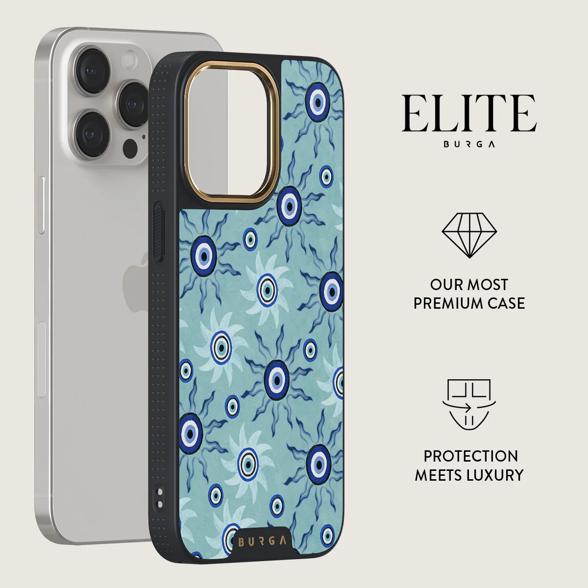 Blue Gaze - iPhone 15 Pro Case - Image 6