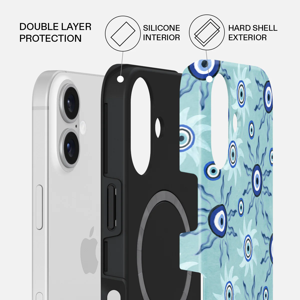 Blue Gaze - iPhone 16 Case - Image 2