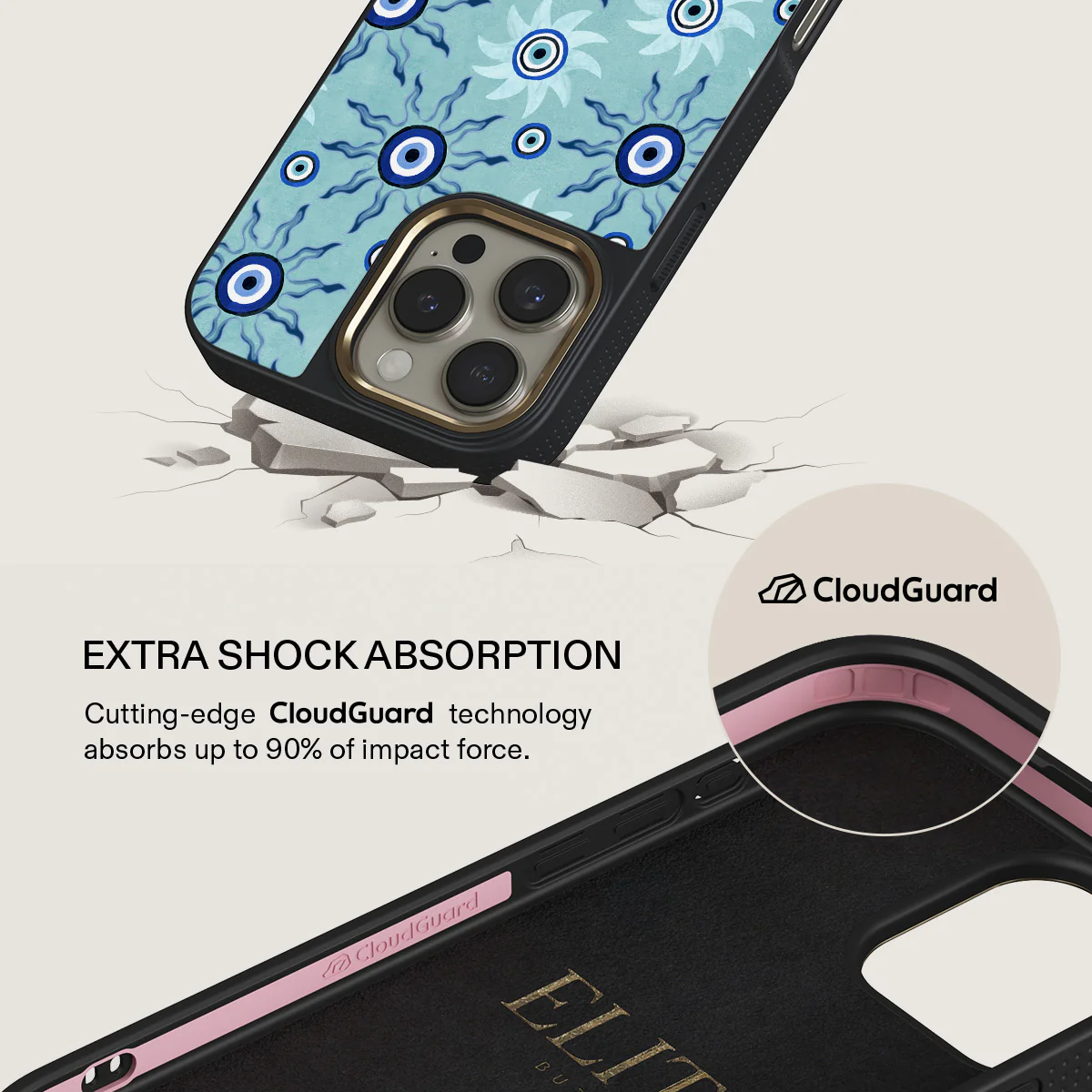 Blue Gaze - iPhone 16 Pro Case - Image 8