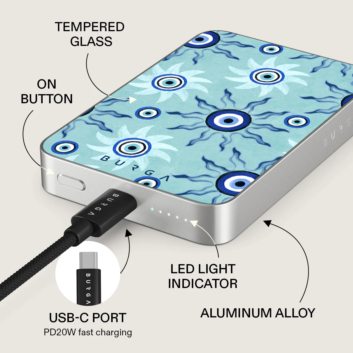 Blue Gaze - Magnetic Power Bank - Image 30