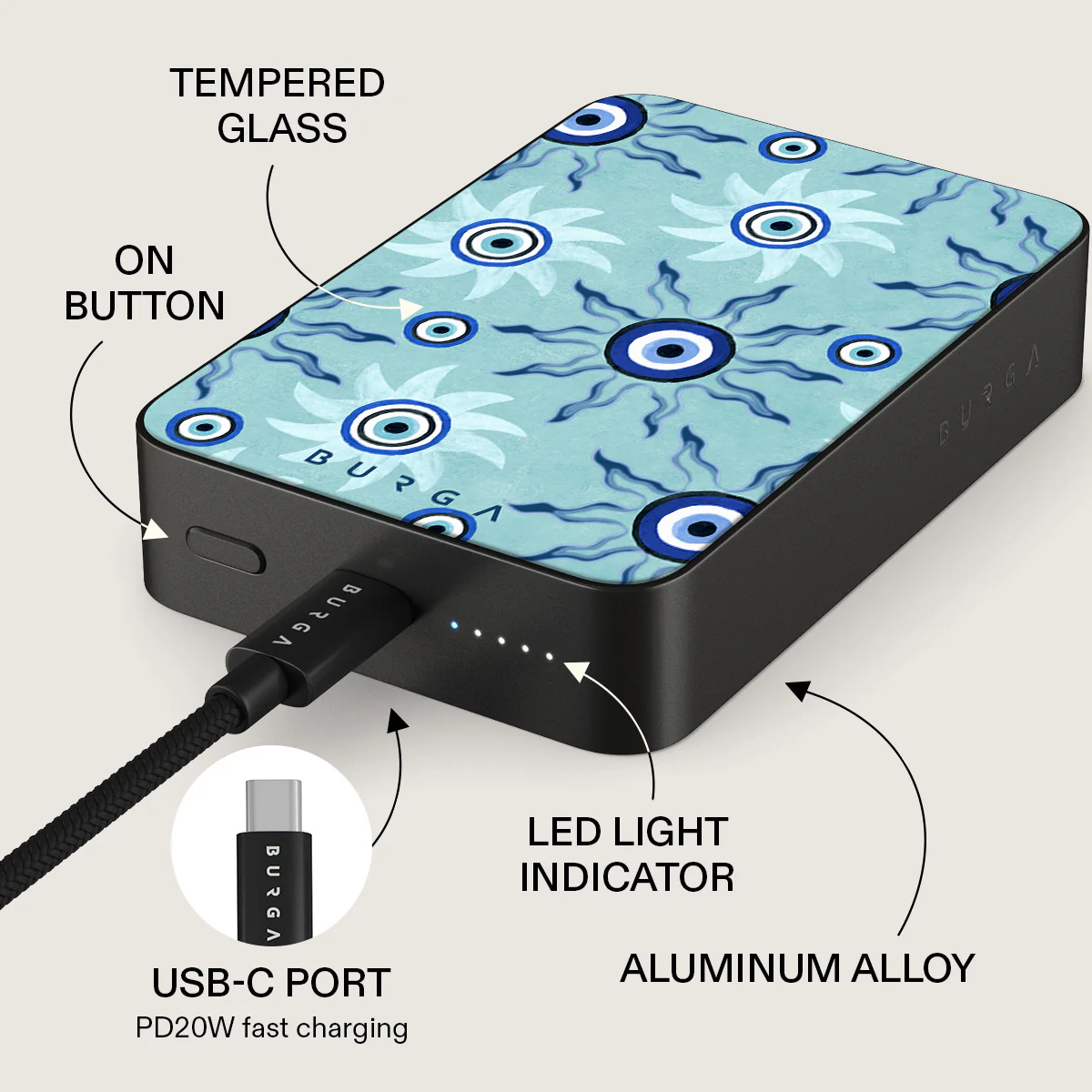Blue Gaze - Magnetic Power Bank - Image 35