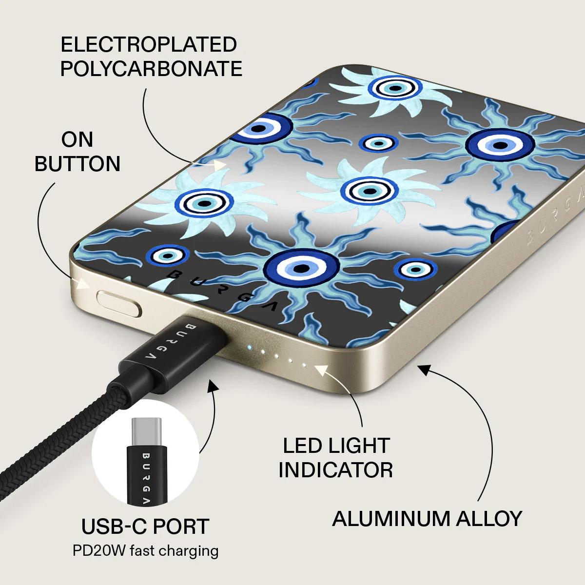 Blue Gaze - Magnetic Power Bank - Image 55