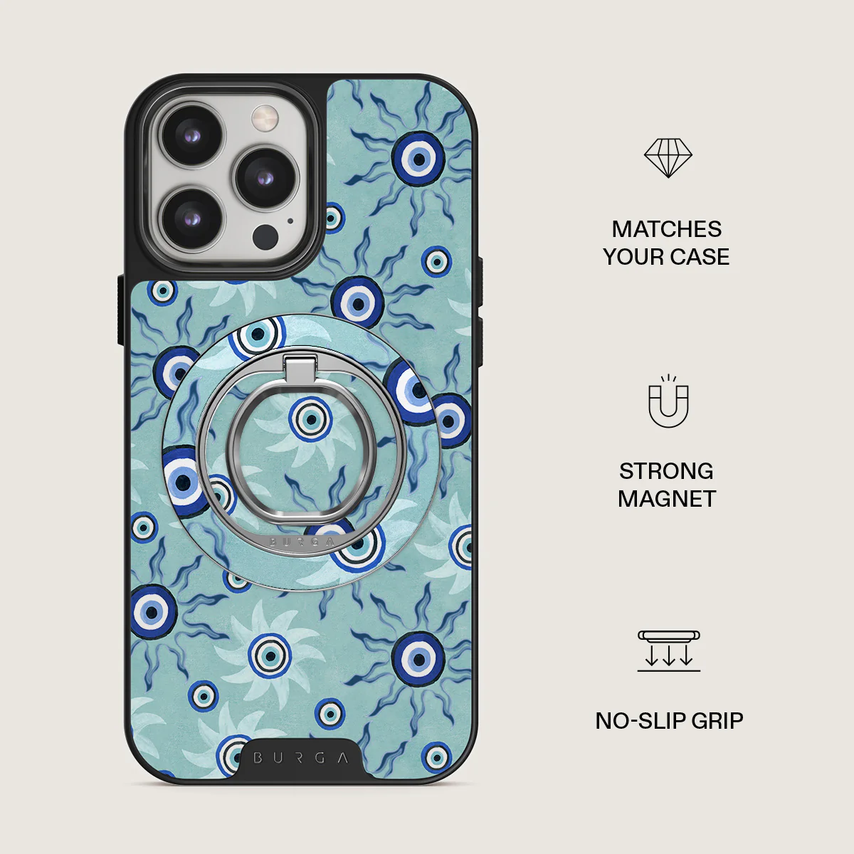Blue Gaze - Magnetic Ring Holder - Image 2