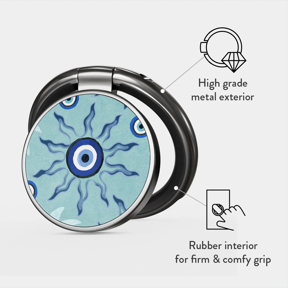 Blue Gaze - Adhesive Ring Holder - Image 2