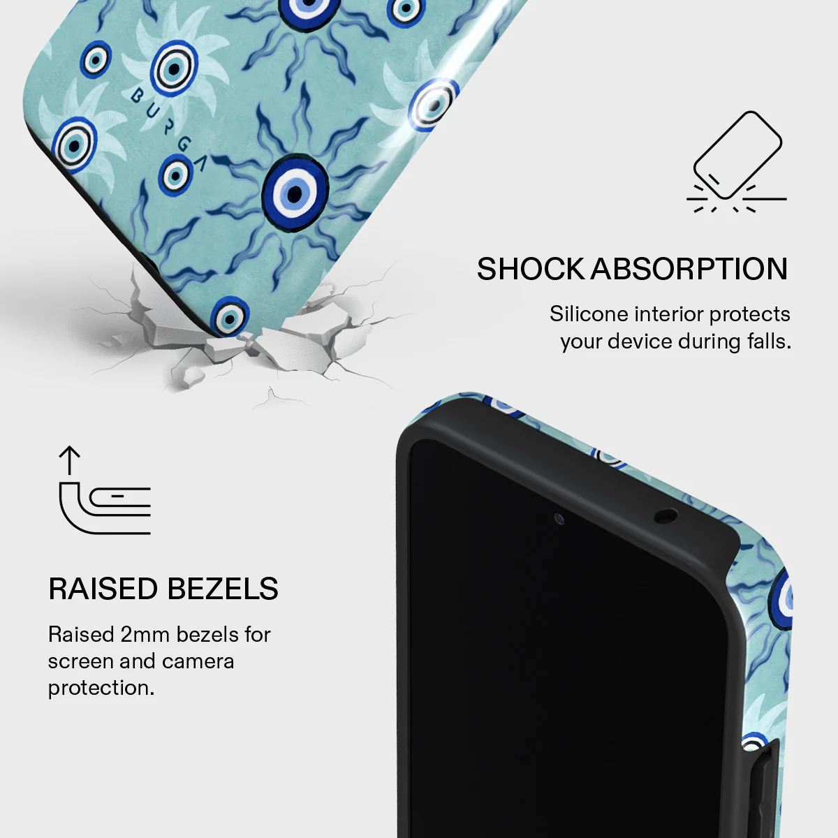 Blue Gaze - Samsung Galaxy A34 Case - Image 4