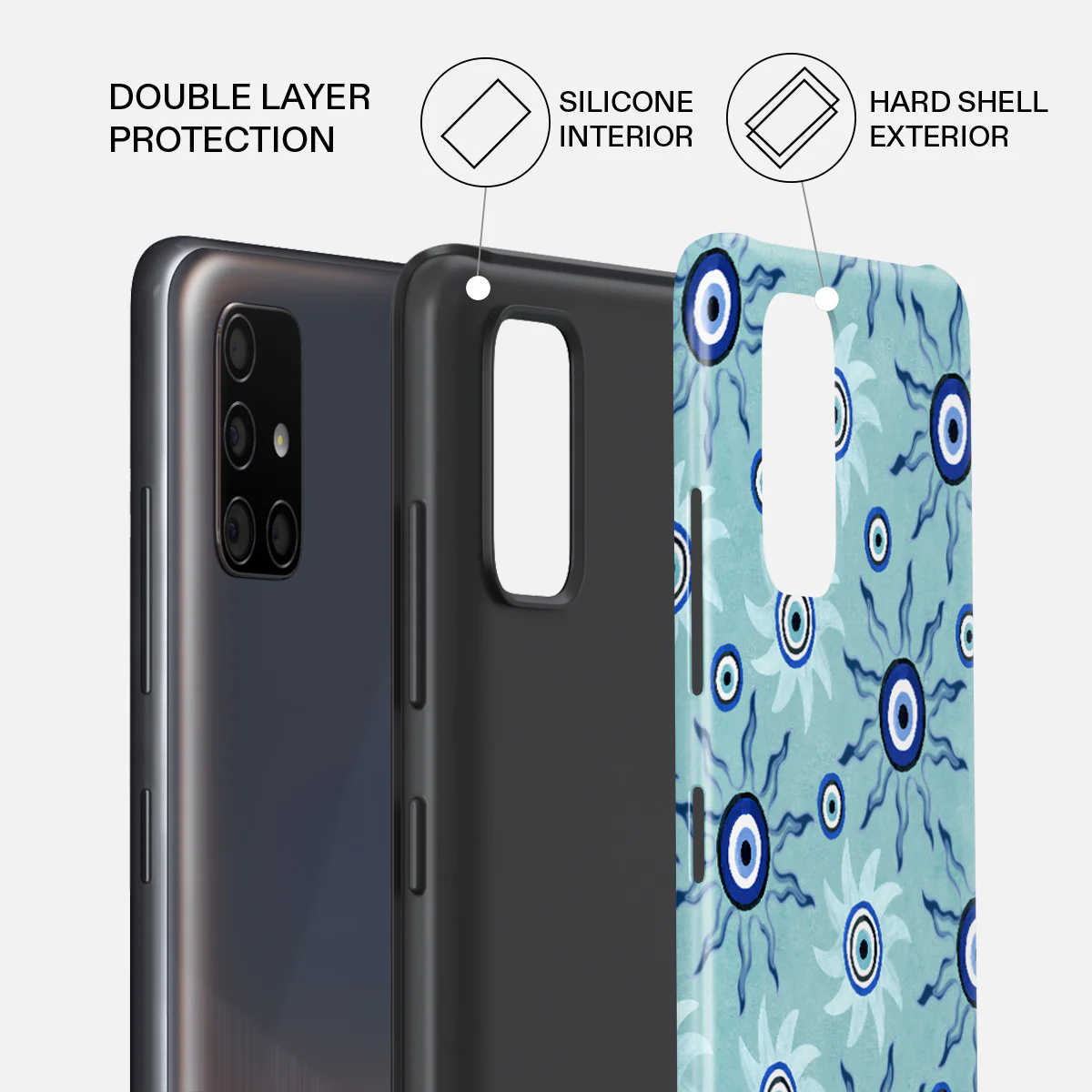 Blue Gaze - Samsung Galaxy A51 4G Case - Image 2