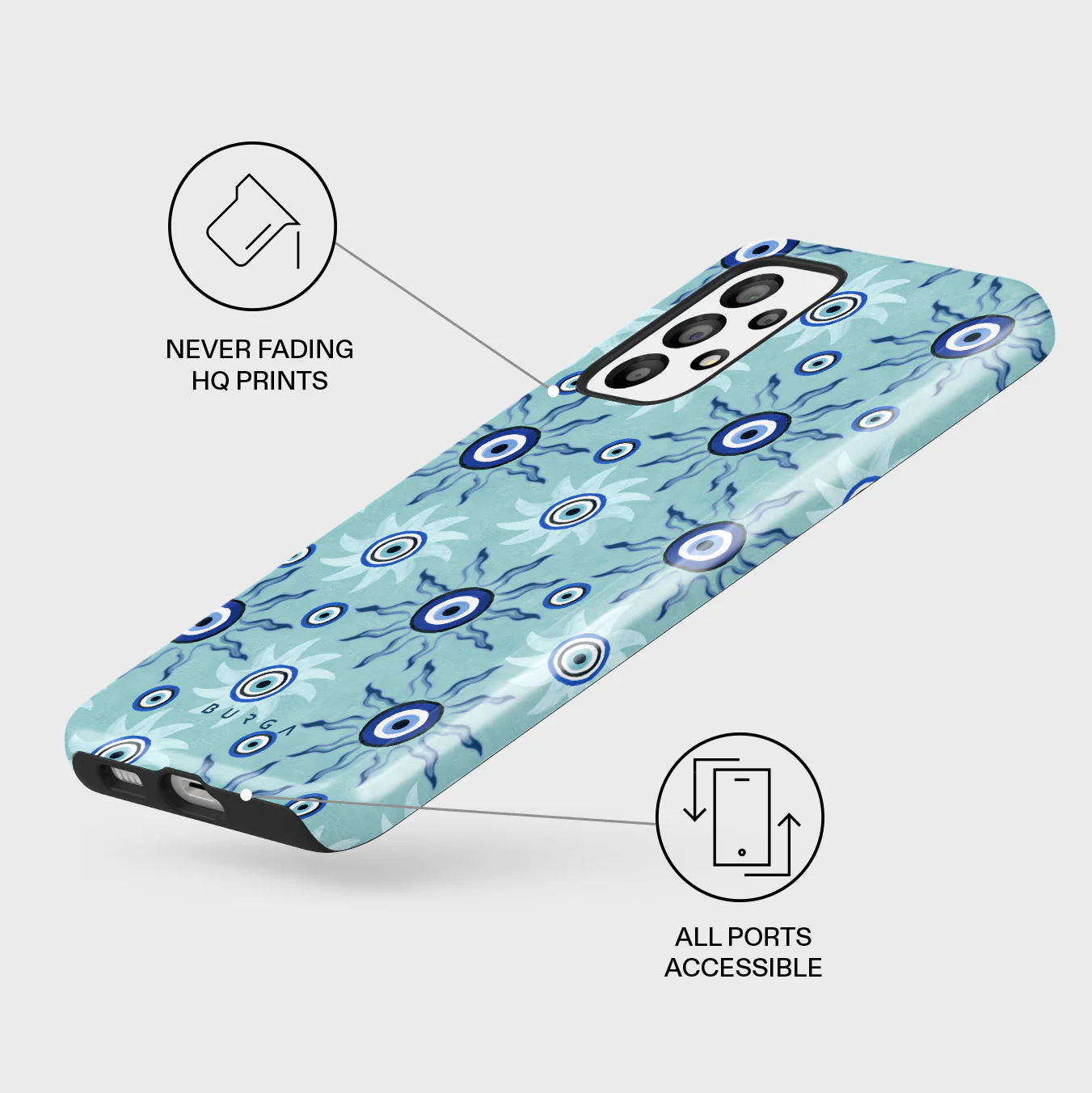 Blue Gaze - Samsung Galaxy A53 Case - Image 3