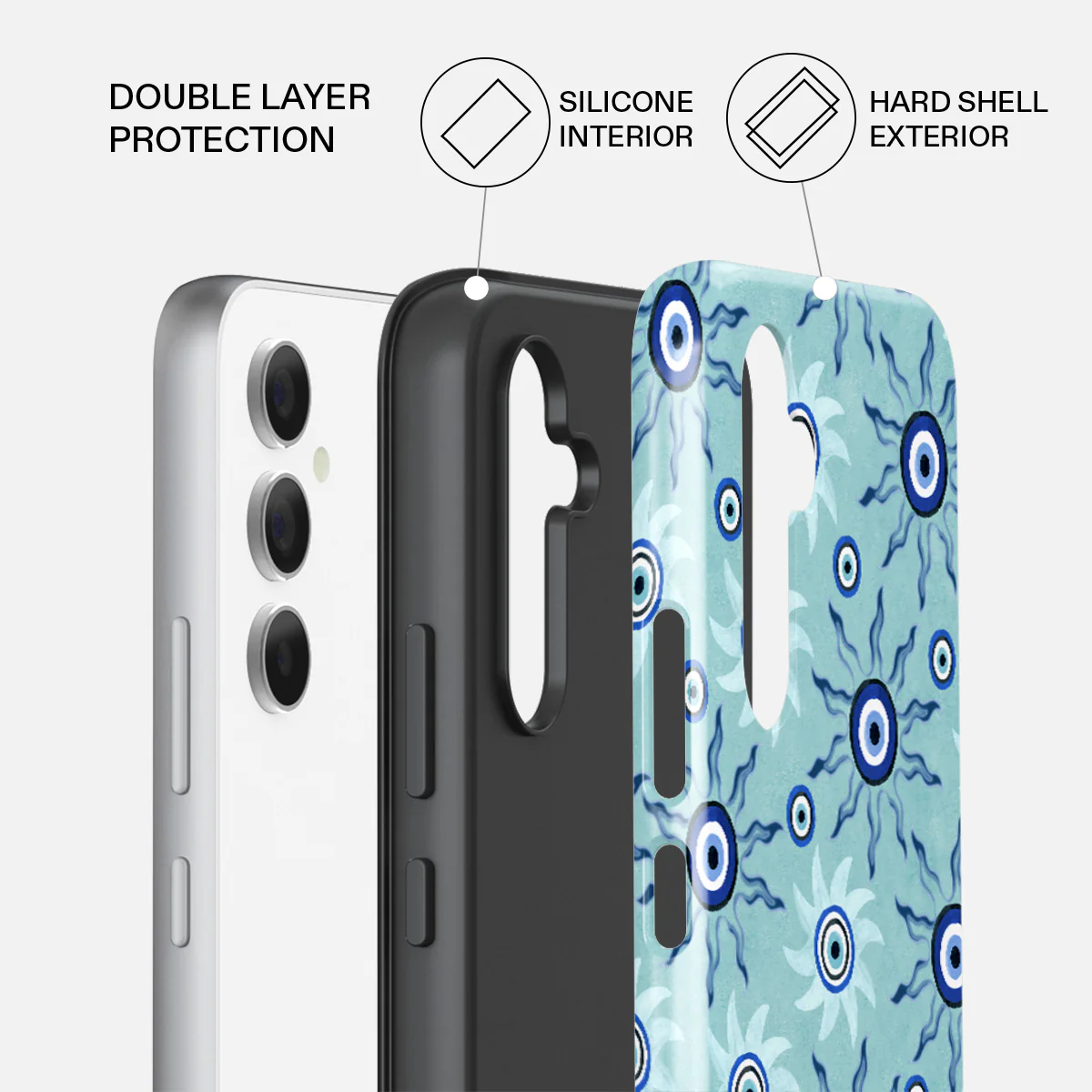 Blue Gaze - Samsung Galaxy A55 Case - Image 2