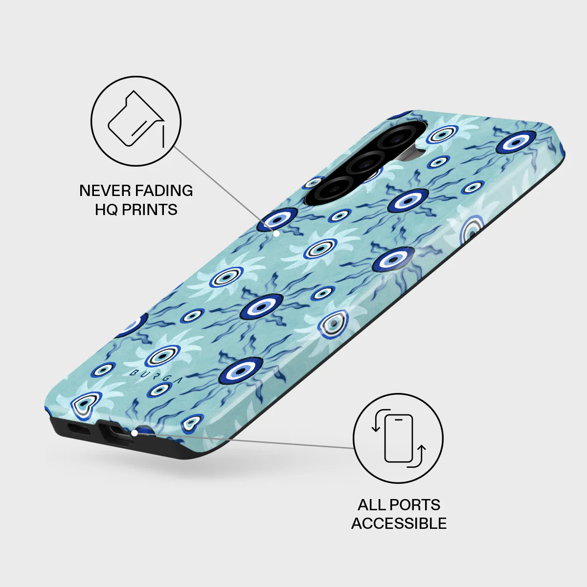 Blue Gaze - Samsung Galaxy A57 5G Case - Image 3