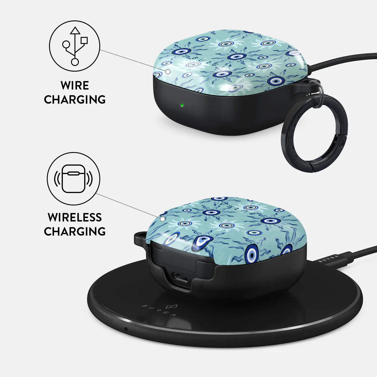 Blue Gaze - Samsung Galaxy Buds 2 Case - Image 3