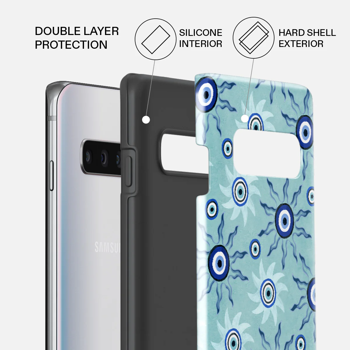 Blue Gaze - Samsung Galaxy S10 4G Case - Image 2