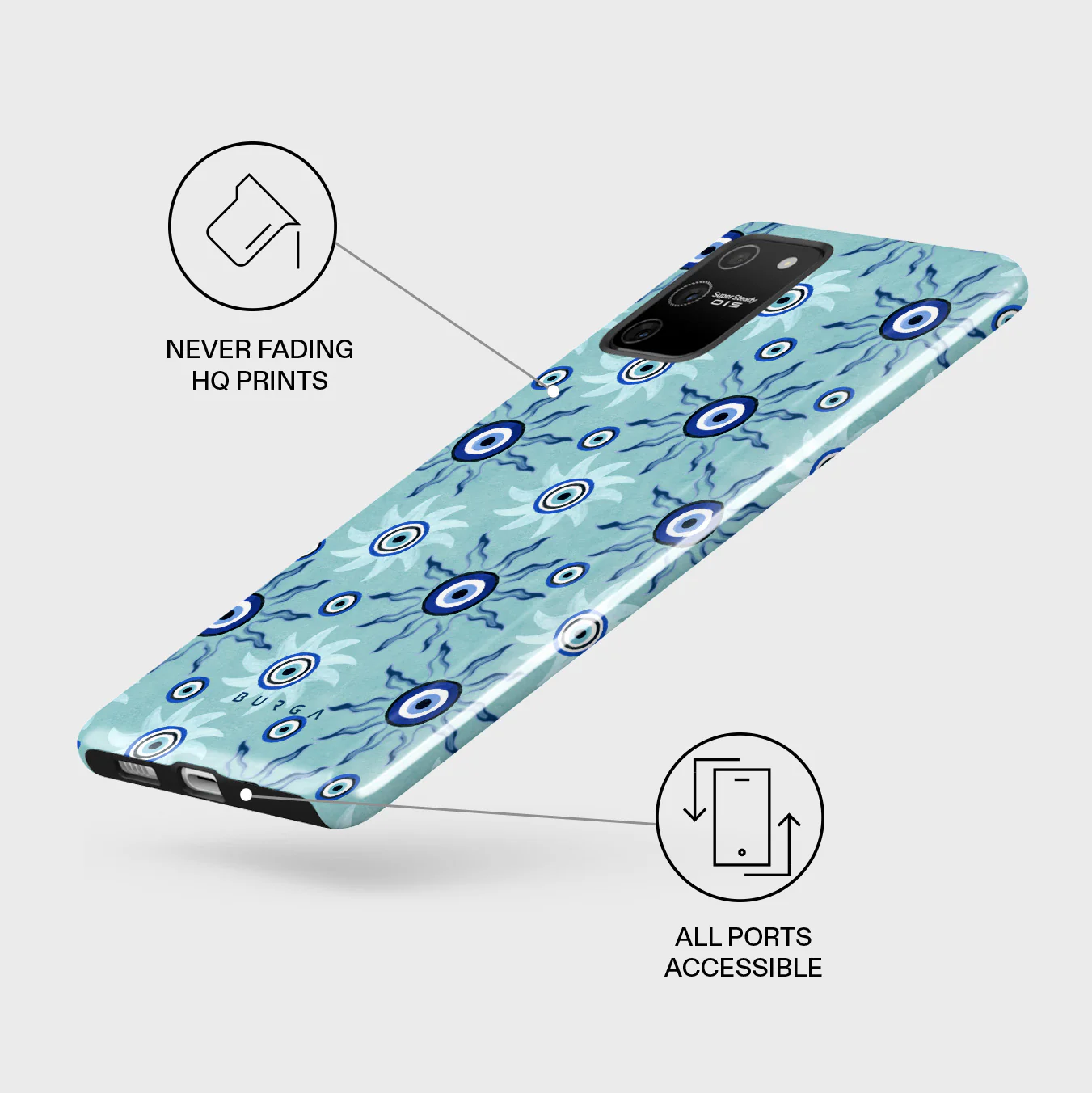 Blue Gaze - Samsung Galaxy S10 Lite Case - Image 3