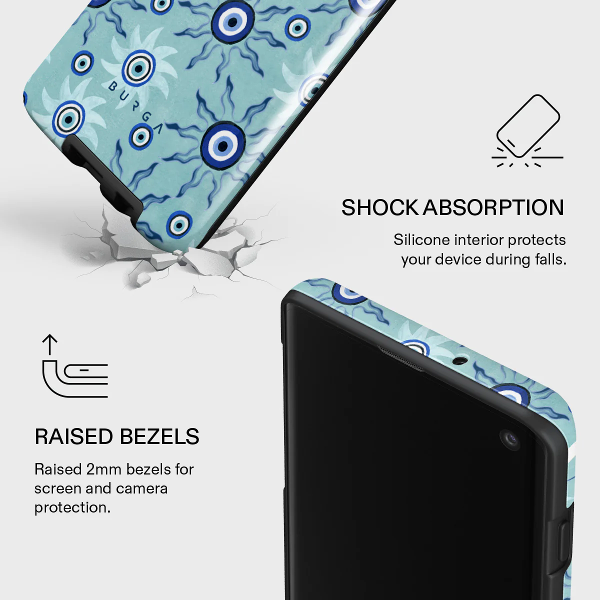 Blue Gaze - Samsung Galaxy S10 Plus Case - Image 4