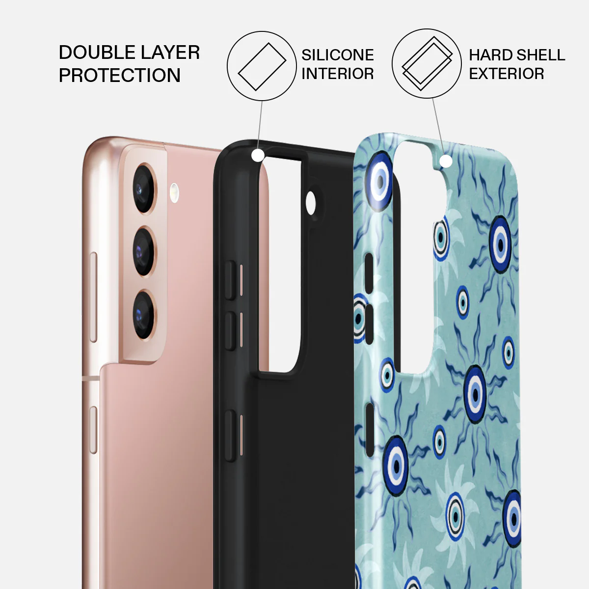 Blue Gaze - Samsung Galaxy S21 Plus Case - Image 2