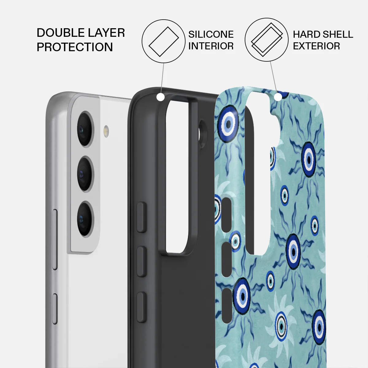 Blue Gaze - Samsung Galaxy S22 Case - Image 2