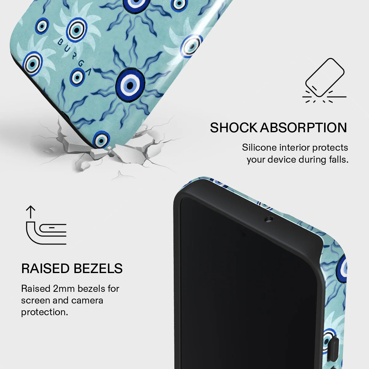 Blue Gaze - Samsung Galaxy S22 Case - Image 4
