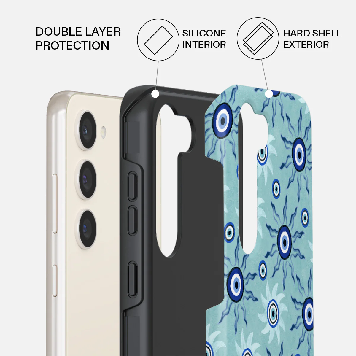 Blue Gaze - Samsung Galaxy S23 Plus Case - Image 2