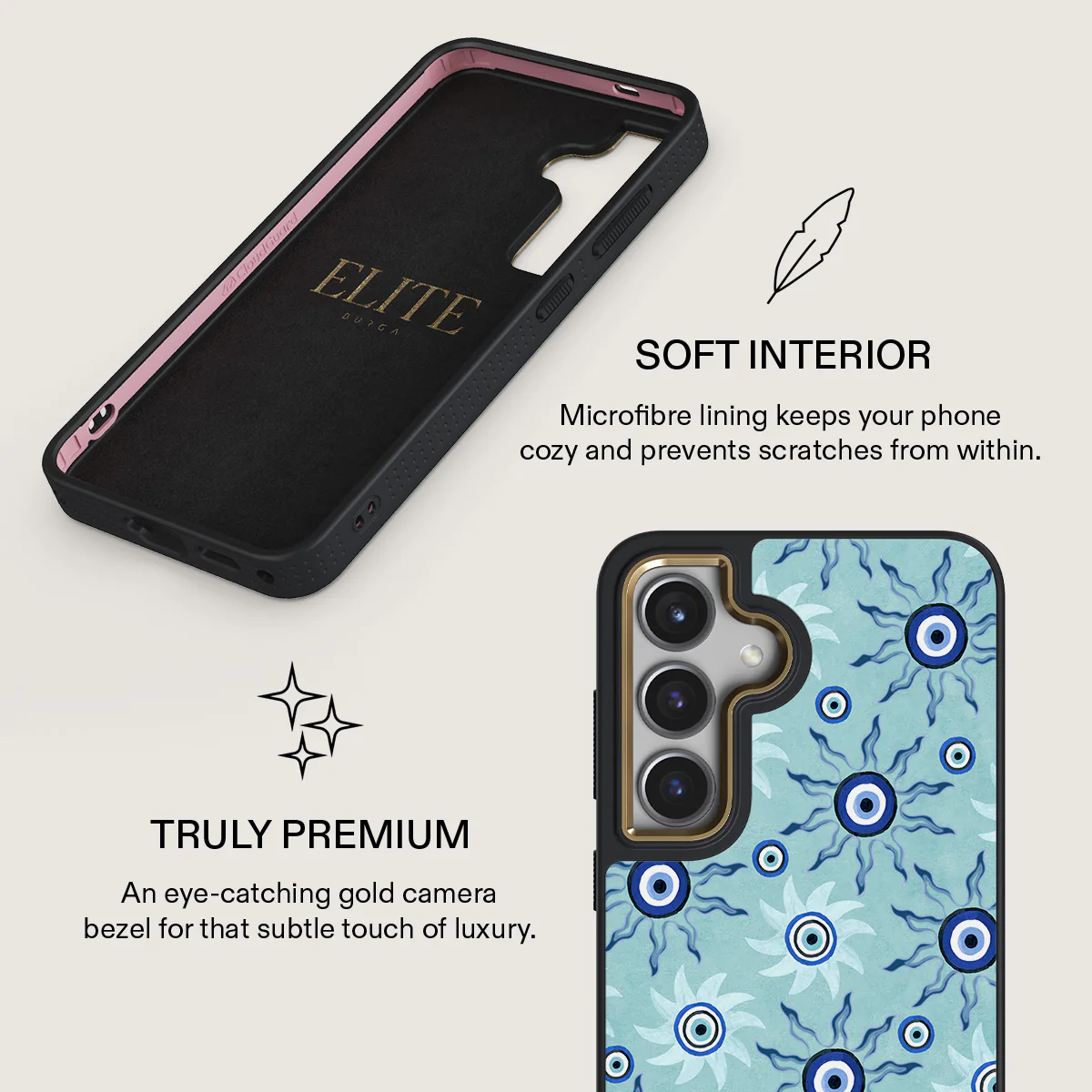 Blue Gaze - Samsung Galaxy S24 Case - Image 10
