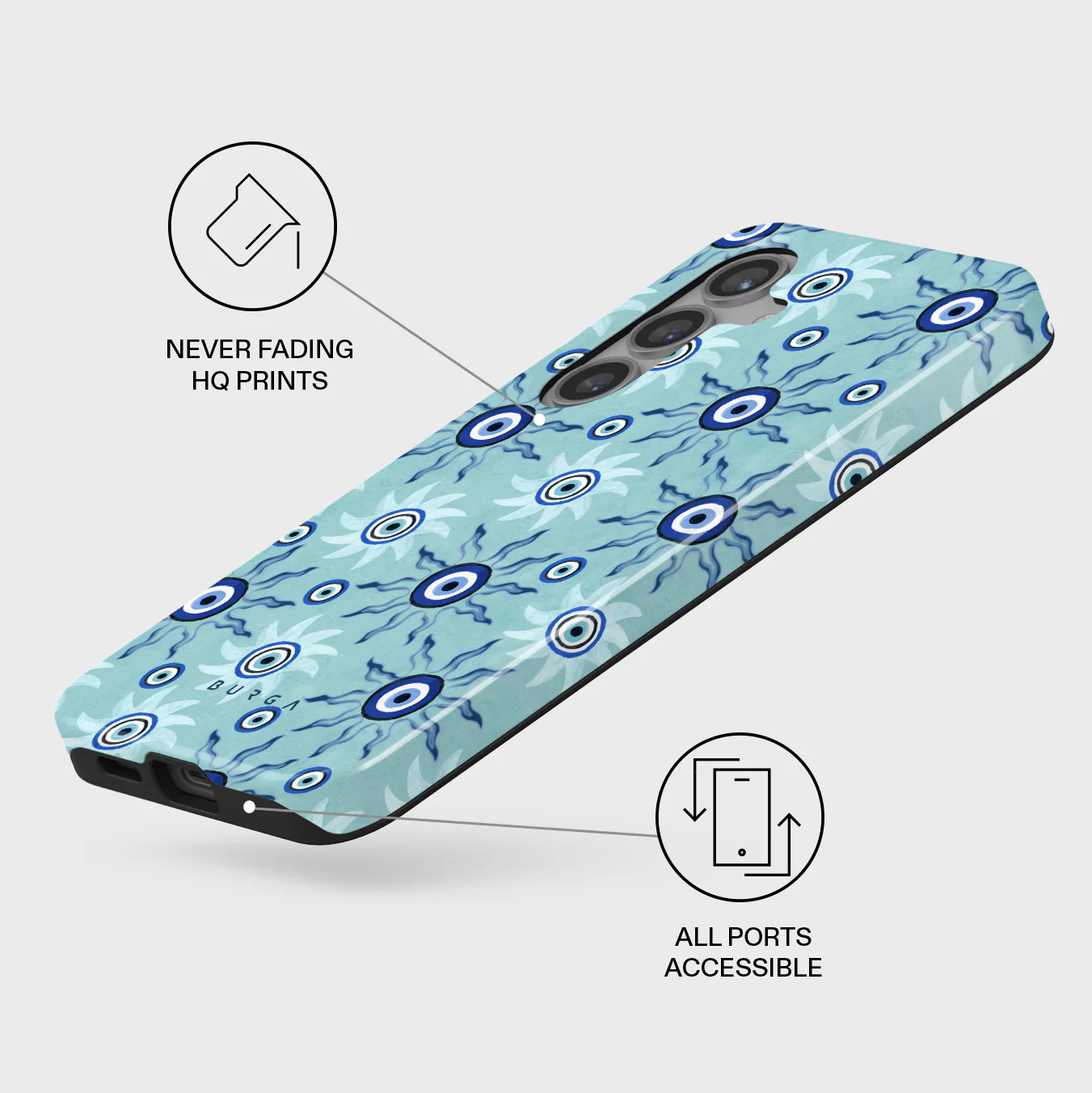 Blue Gaze - Samsung Galaxy S24 Plus Case - Image 3