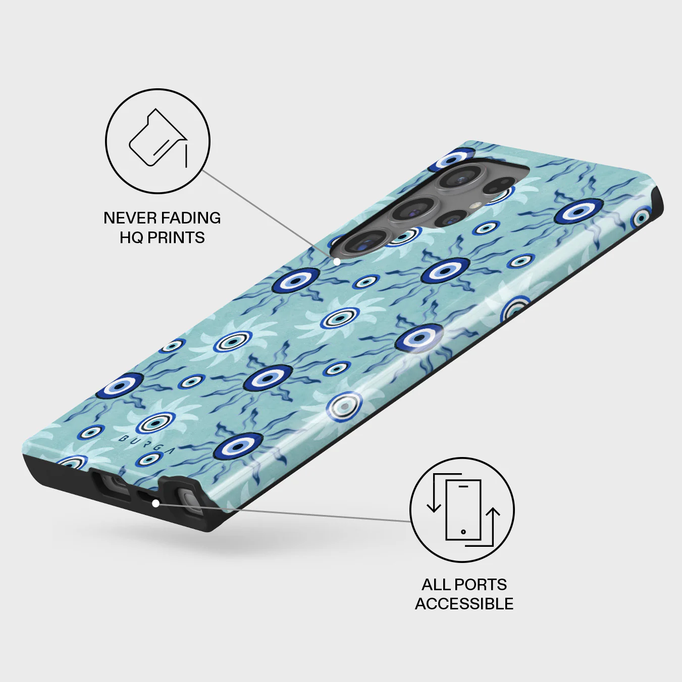 Blue Gaze - Samsung Galaxy S24 Ultra Case - Image 3