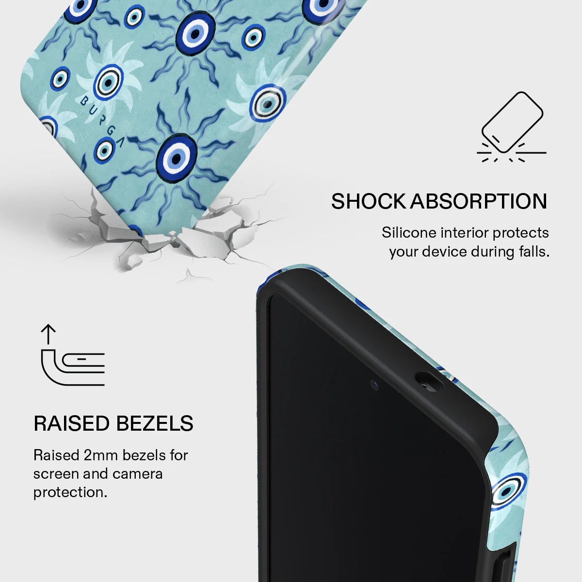Blue Gaze - Samsung Galaxy S25 Case - Image 4